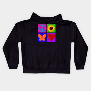 Peace, Love & Nature Kids Hoodie